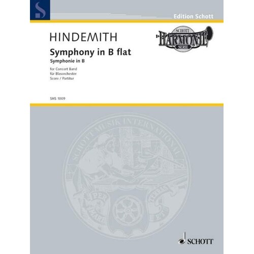 Hindemith - Symphony B Flat Concert Band Score