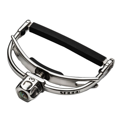 Shubb F3 Fine Tune Stainless Steel Guitar Capo for Wider Necks