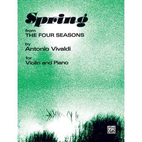 Four Seasons Spring Concerto E Op 8 No 1 Violin/Piano