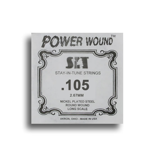 SIT Power Wound Electric Bass Single String (.105)