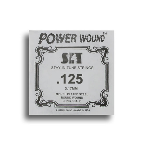 SIT Power Wound Electric Bass Single String (.125)