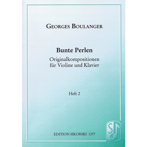 MULTICOLORED BEADS (BUNTE PERLEN) Violin/PIANO