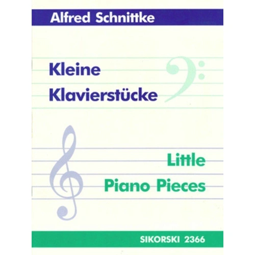 Schnittke Little Piano Pieces - Piano Solo Sheet Music, 16 Pages, Publisher: Sikorski