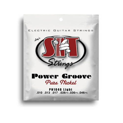 SIT Power Groove Pure Nickel Electric Guitar Light Strings Set 10-46