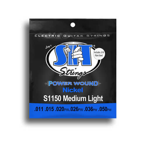 SIT Power Wound Medium Light Electric Guitar String Set 11-50