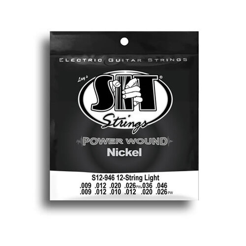 SIT Power Wound Nickel 12-String Light Electric Guitar String Set 9-46