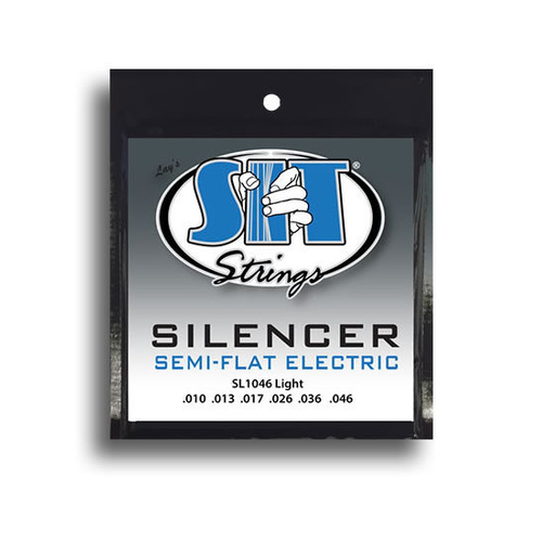 SIT Silencer Light Semi-Flat Electric Guitar String Set 10-46