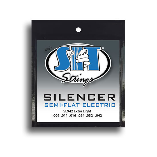 SIT Silencer Extra Light Semi-Flat Electric Guitar String Set 9-42