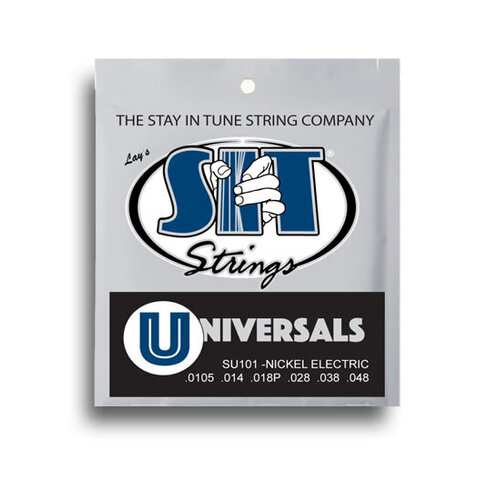 SIT Power Wound Universals Balanced Tension Electric Guitar String Set 10-48