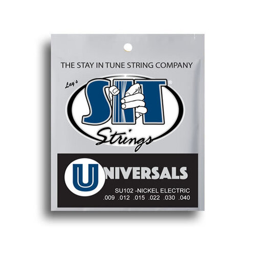 SIT Power Wound Universals Balanced Tension Electric Guitar String Set 9-40