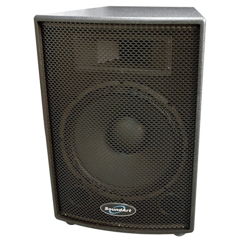 SoundArt SJ15-200-8 15" 200 Watt 8 Ohm Passive Speaker Cabinet with Heavy Duty Metal Grill