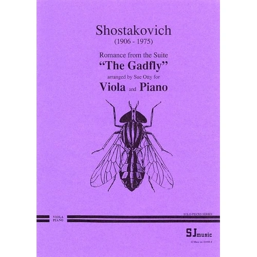 Romance from The Gadfly for Viola and Piano Arrangement by Sue Otty