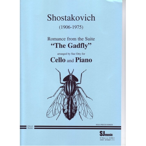 Romance from The Gadfly Cello/Piano Arrangement by Sue Otty