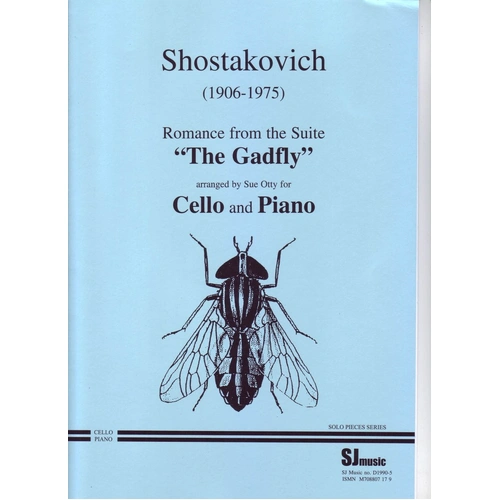 Romance from The Gadfly Cello/Piano Arrangement by Sue Otty