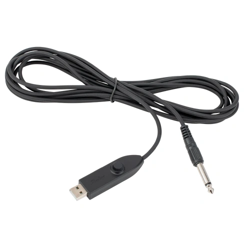 Shadow SJU1B USB Guitar Cable with Gain Trim Control, 4m