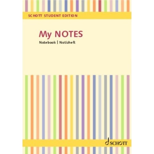 My Notes Notebook Schott Student Edition A6 Manuscript 32 Pages