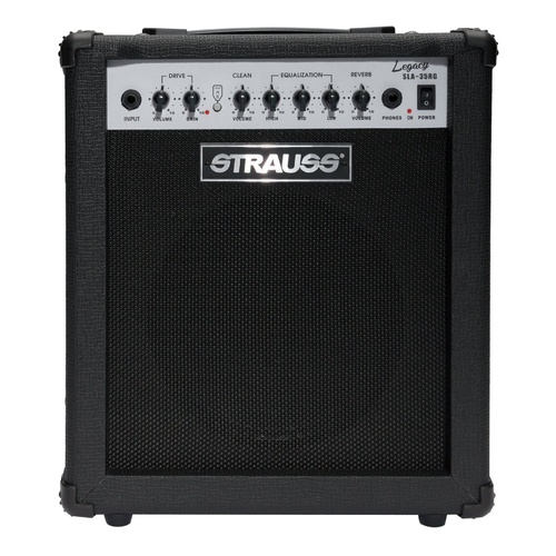 Strauss Legacy 35 Watt Solid State Guitar Amplifier Combo (Black)