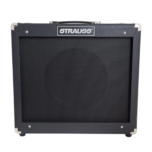Strauss Legacy Vintage 50 Watt Combo Solid State Guitar Amplifier SLA-V50RG-BLK