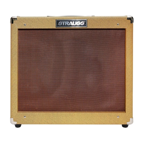 Strauss Legacy Vintage 50 Watt Combo Solid State Guitar Amplifier SLA-V50RG-TWD Tweed