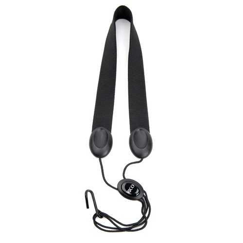 Rico Saxophone Strap, Tenor/Baritone, Black Nylon