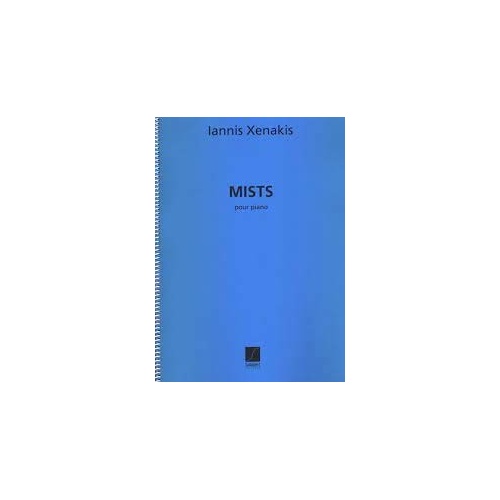 Mists for Piano Solo by Iannis Xenakis - Salabert Editions