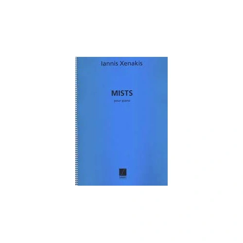 Mists Piano Solo by Iannis Xenakis, Salabert Editions, 1 Page