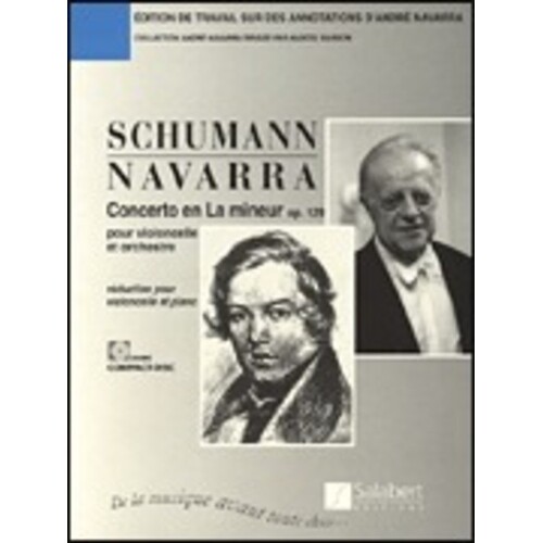Schumann - Cello Concerto A Minor Op 129 Ed Navarra Book/CD (Softcover Book/CD)