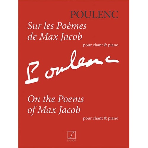 On The Poems Of Max Jacob Voice/Piano 