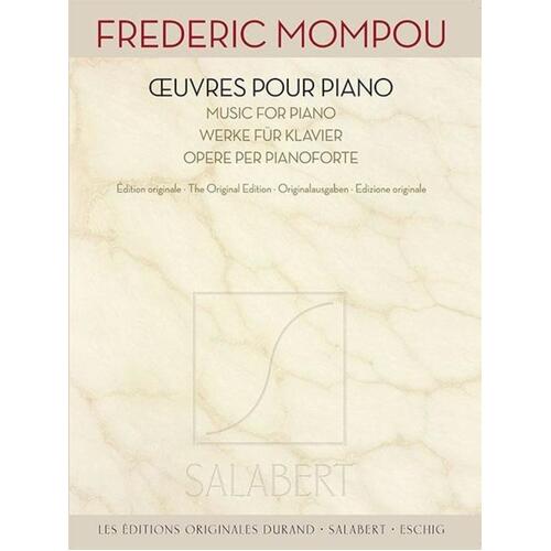 Mompou - Works For Piano (Softcover Book)