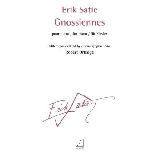 Satie - Gnossiennes For Piano (Softcover Book)
