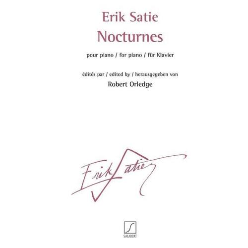 Satie - Nocturnes For Piano (Softcover Book)