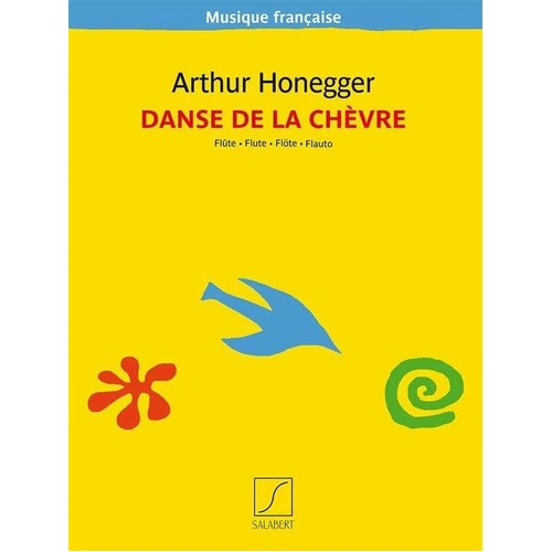 Honegger - Danse de la Chevre for Flute Solo, 28 Pages, Musique Francaise Series, Salabert Editions
