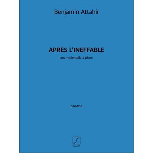 Attahir - Apres L€š¬€ž¢Ineffable For Cello/Piano (Softcover Book)