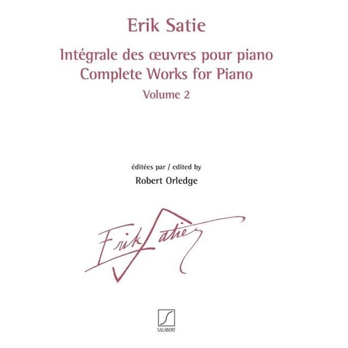 Satie - Complete Works For Piano Vol 2