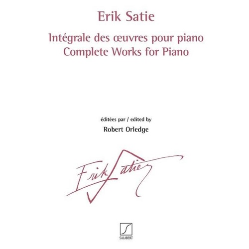Satie - Complete Works For Piano Vol 1-3