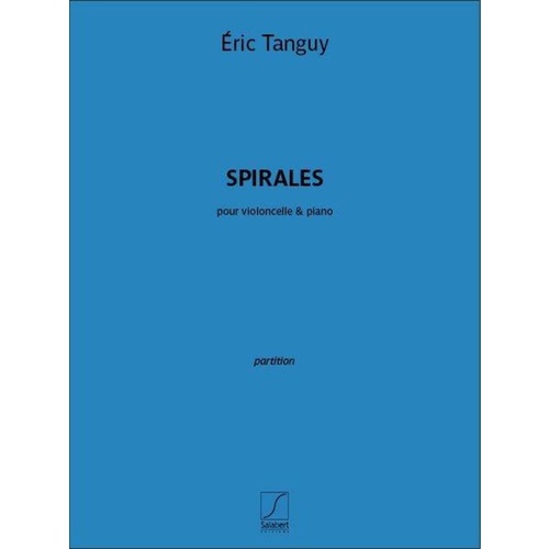 Tanguy - Spirales Cello/Piano