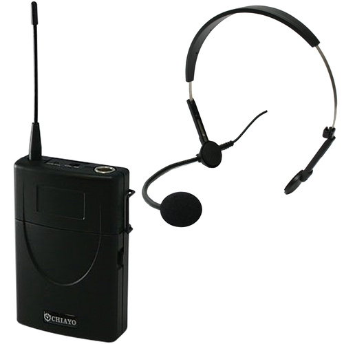 Chiayo SM1016MC72 Head worn Microphone w/bodypack transmitter, 16 channel UHF to suit Coach system