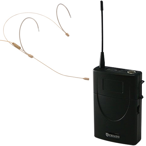 Chiayo SM1016NHS777 High Quality Head Worn Microphone w/bodypack transmitter, 16 channel UHF to suit Coach system