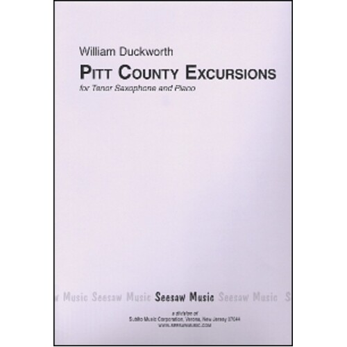 Pitt County Excursions Tenor Sax and Piano (Softcover Book)