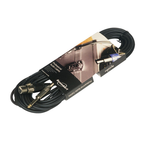 SoundArt SMC-12 8m Mic to Line Cable with Female XLR and Jack Plugs
