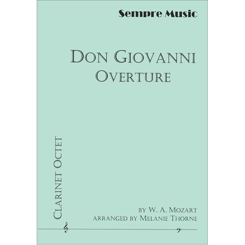 Don Giovanni Overture Clarinet Octet Score/Parts Arr Thorne (Music Score/Parts)