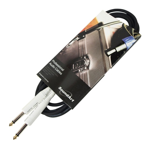 SoundArt 3m Guitar / Instrument Cable with Heat-Shrunk Plugs
