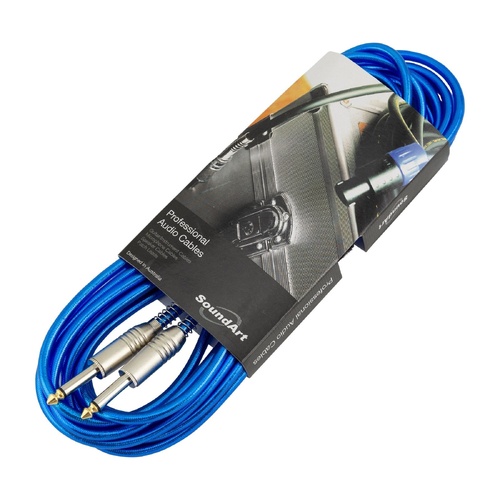 SoundArt SMI-30-BLU 6m Instrument Cable - Blue