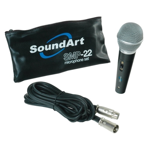 SoundArt Dynamic Microphone Set with Carry Bag
