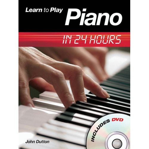 LEARN TO PLAY PIANO IN 24HRS Book/DVD