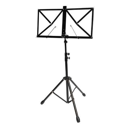 SoundArt SMU-20 Folding Orchestral Music Stand with Adjustable Tripod and Carry Bag - Black