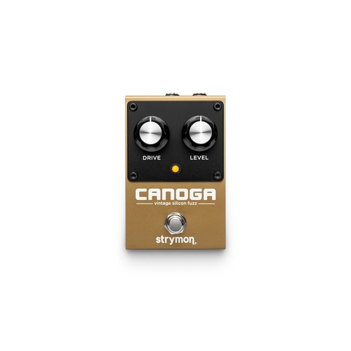 Strymon Canoga Vintage Silicon Fuzz Pedal - Analog Fuzz/Distortion, True Bypass, Compact Design, Series A Line, 9VDC Power Required