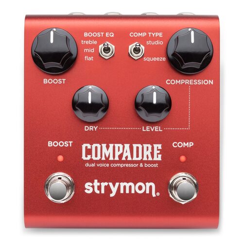 Strymon Compadre Dual Voice Compressor Effect Pedal