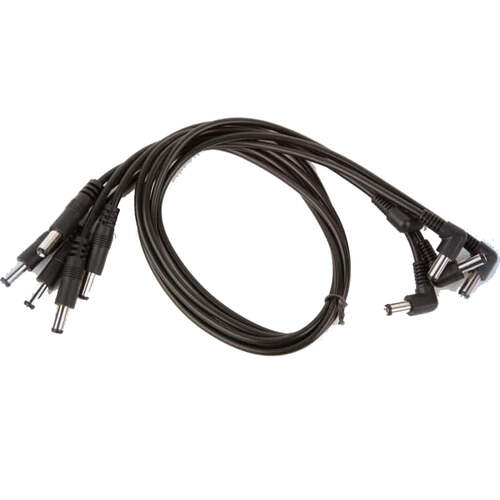 Strymon DC Power Cables 18inch Straight to Right Angle - 5 Pack