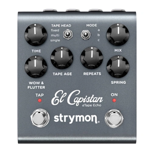 Strymon El Capistan V2 Tape Delay Pedal with MIDI Control and Expression Input